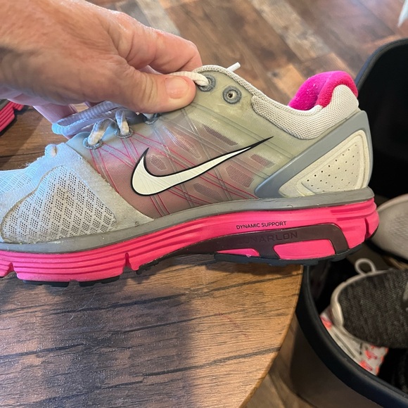 Nike Lunarglide 2 Womens Sneakers Size 8 Gray/White/Pink - Picture 9 of 16
